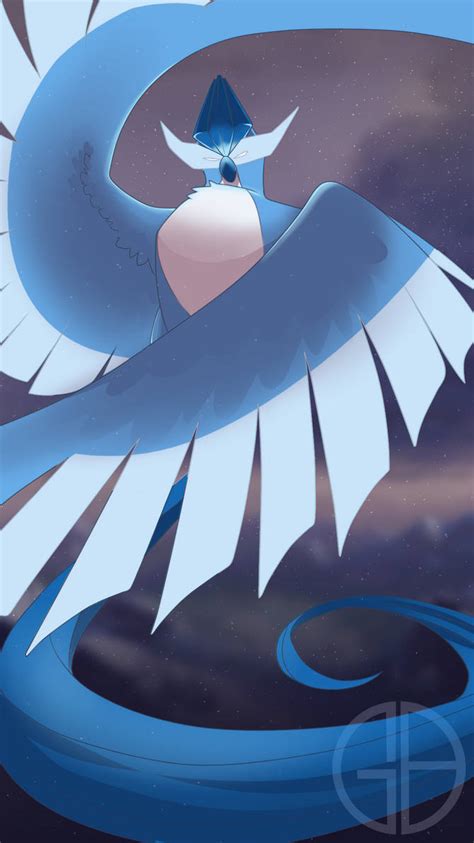 Shiny Galarian Articuno by TheGlitchyDemon on DeviantArt