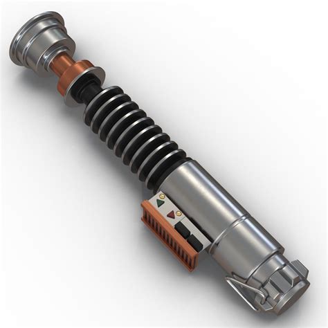 luke skywalker lightsaber 2 3d model