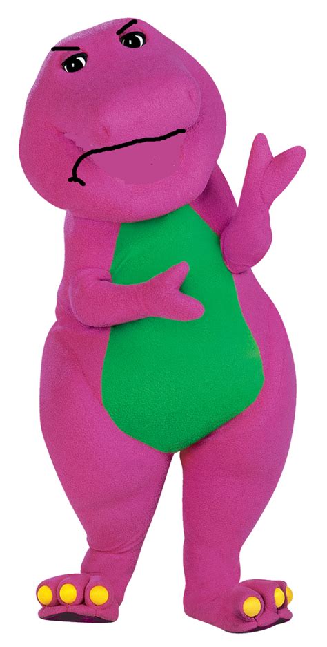 Barney angry by VideoGameFan15 on DeviantArt