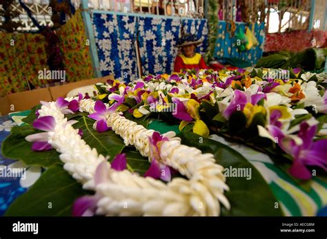 Papette Flower Seller Papette Local Marketplace Papette Tahiti French ...