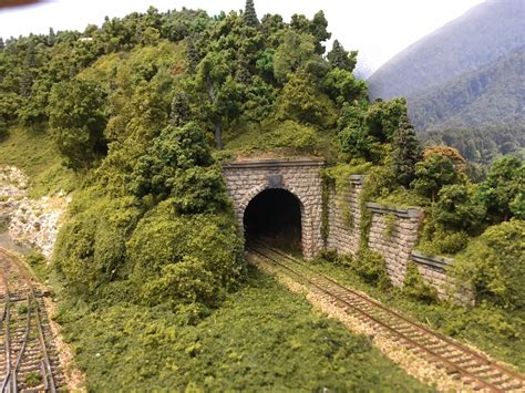 Mountain tunnel right side rework. | The Richlawn Railroad, Art, & Other Stuff | Model railway ...