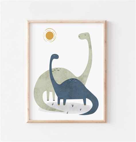 Dinosaur Nursery Print Dinosaur Art Print Dinosaur Art Boys | Etsy