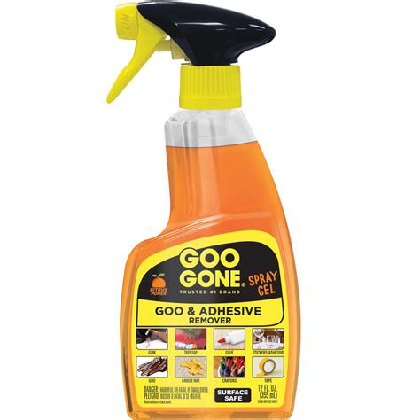 Goo Gone 12 oz. Adhesive Remover Spray Gel-2096 - The Home Depot