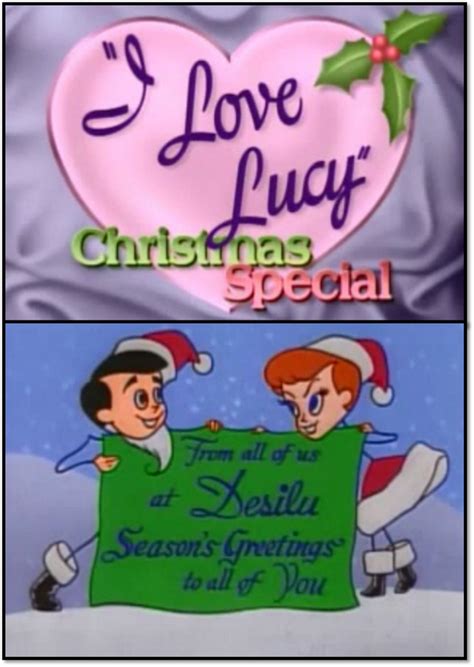 I Love Lucy Christmas. I love that they came out with a I Love Lucy colored film ;) it just made ...