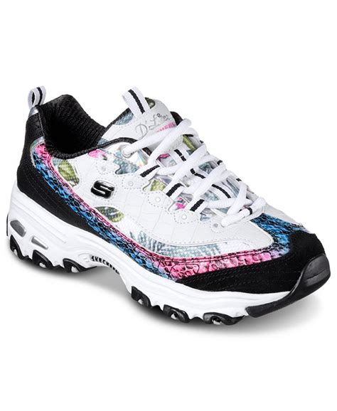 Skechers Women's D'Lites Runway Ready Wide Width Walking Sneakers from ...