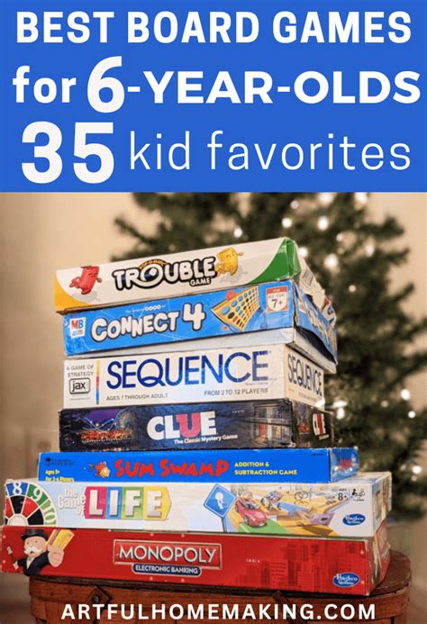 Best Board Games for 6-Year-Olds (35 Kid Favorites) - Artful Homemaking