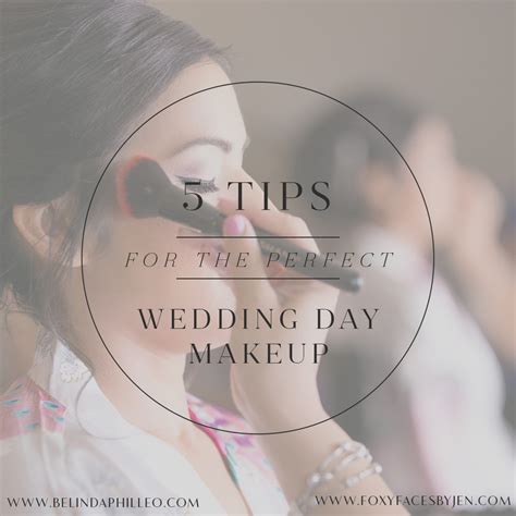 5 Tips for the Perfect Wedding Day Makeup