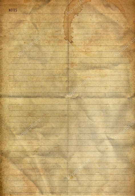 Coffee stained on old folding notes paper — Stock Photo | Texturas para portadas, Fondos de ...