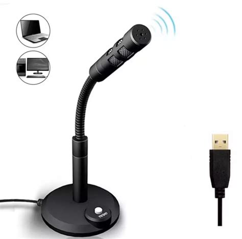 100% Original UME USB Desktop Microphone Plug&Play Omnidirectional PC Laptop Computer Mic for ...