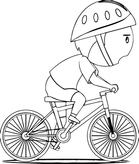 Biycle Coloring Pages | Wecoloringpage.com