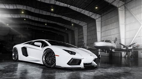 Lamborghini Aventador white 4k wallpaper lamborghini wallpapers ...