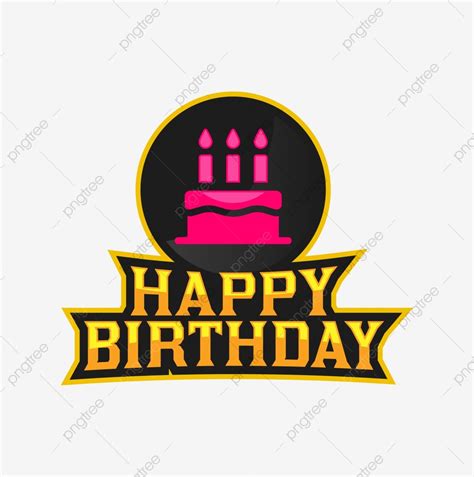 Happy Birthday Logo, Birthday Clipart, Happy Birthday Images, Birthday ...