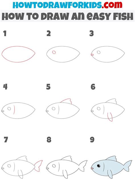 how to draw an easy fish step by step | Easy fish drawing, Fish drawings, Doodle art for beginners