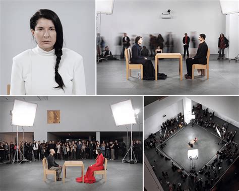 Marina Abramović, The Artist in Present, 2010, performance ...