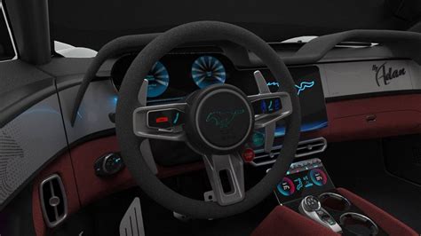 2025 Ford Mustang Electric Study Envisions Muscle Car Of The Near ...