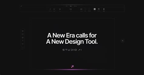 STUDIO AI | The new age design tool with WebDesignAI inside.