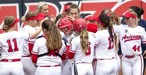 Arizona Wildcats softball team shines on cloudy day, blasting past ...