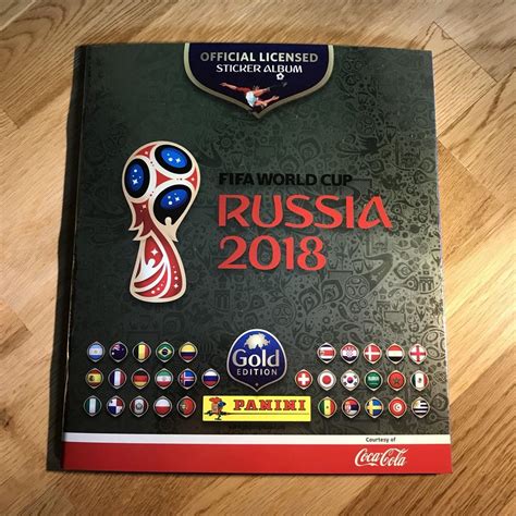 Panini FIFA World Cup Russia 2018 COKE Sticker Album SWISS GOLD Edition LE RARE | #1925823630