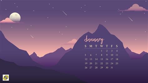 Free download: January 2020 Desktop Calendar - Composure Graphics : Composure Graphics