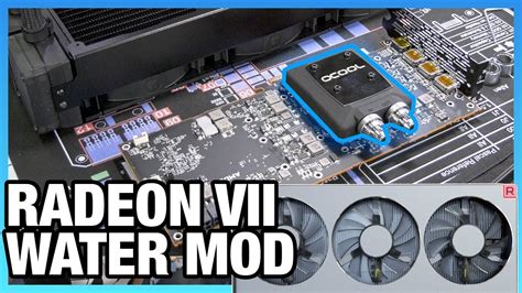 AMD Radeon VII Water Cooling & Overclock Mod, Pt 1/2 - YouTube