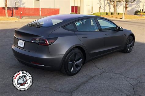 Tesla 3 Wrapped in 3M Matte Dark Grey – Wrap Bullys | Tesla car models ...