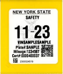 DMV Inspection Stickers Get New Look | News, Sports, Jobs - Post Journal