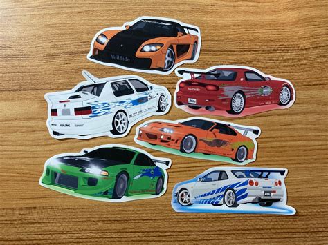 The Fast and the Furious Vinyl Sticker Bundle | Etsy