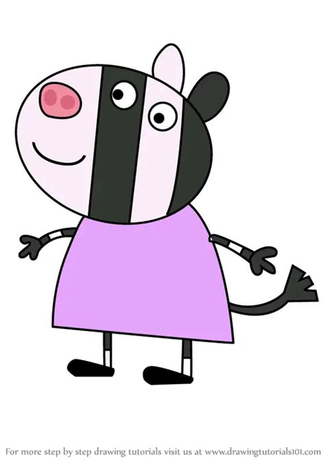 Learn How to Draw Zuzu from Peppa Pig (Peppa Pig) Step by Step ...