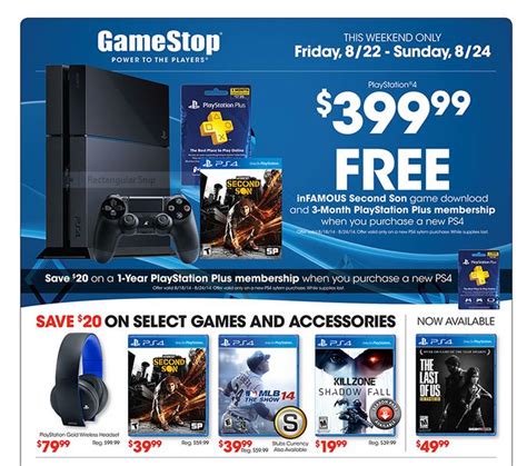 GameStop PS4 Deal Gets Buyers Free Infamous & More