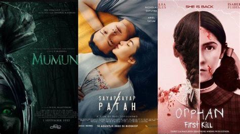 Jadwal Film Bioskop XXI Jakarta Senin 5 September 2022: Mumun, Orphan First Kill, Sayap Sayap ...