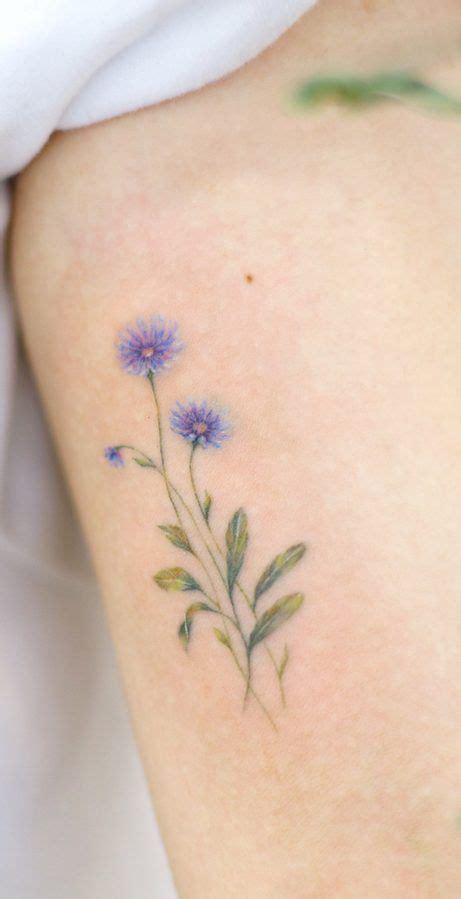 CHICORY flower tattoos design ideas | Tiny flower tattoos, Blue flower tattoos, Mom tattoo designs