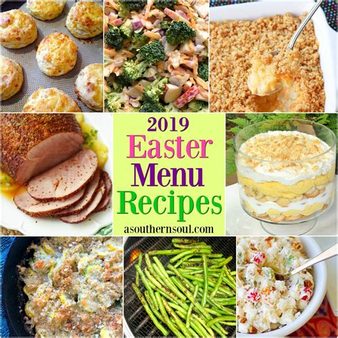 Easter Menu Recipes 2019 - A Southern Soul