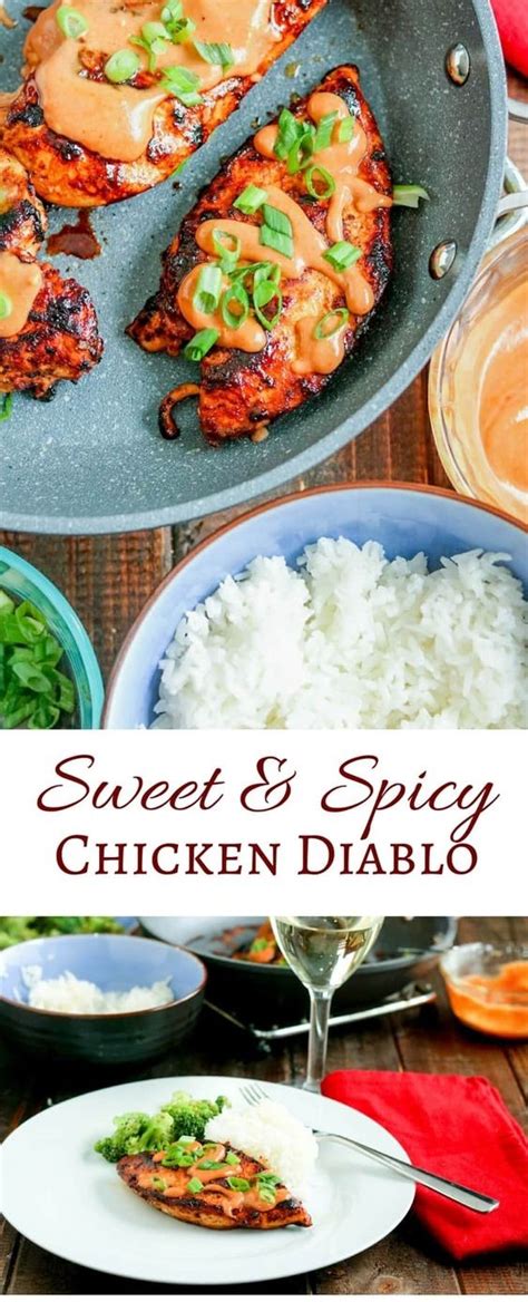 Spicy & Sweet Chicken Diablo | Sahara's Cooking