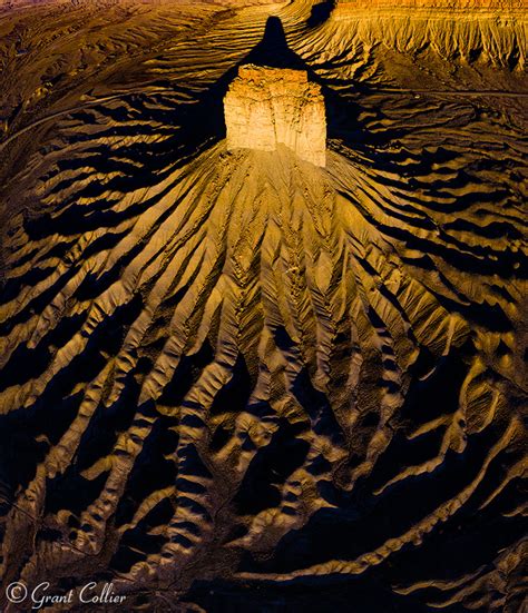 Chimney Rock, Colorado Plateau, Aerial, DJI Mavic Pro 2, sunset