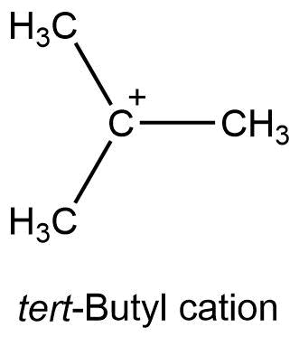 Group of organic cations called carbocations. Following is the ...