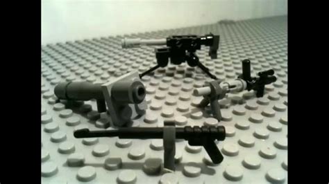 How To Make Lego WW2 guns - YouTube
