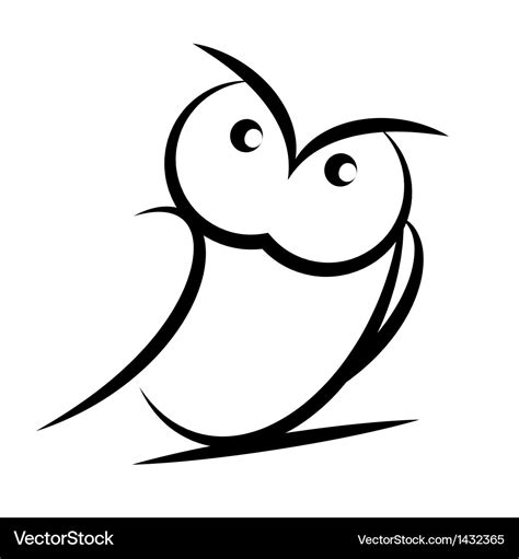 Cartoon owl Royalty Free Vector Image - VectorStock