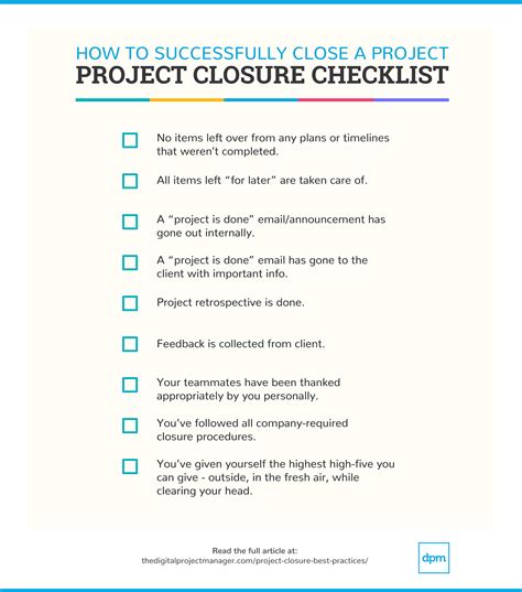 The Most Complete Project Closure Process You’ll Ever Need - The Digital Project Manager ...