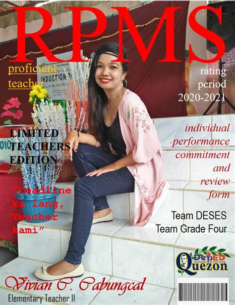 RPMS MAGAZINE STYLE COVER - The Teacher's Craft