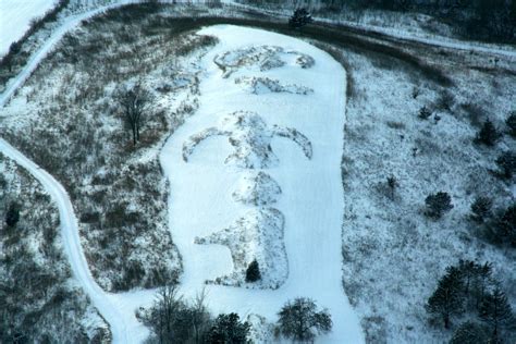 effigy mounds pictures | Effigy mounds at Frank’s Hill courtesy of the ...