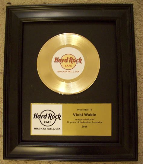 Gold 45rpm Award/Trophy