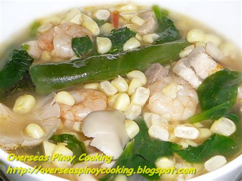 Overseas Pinoy Cooking: Ginulay na Mais, Gulay na Mais