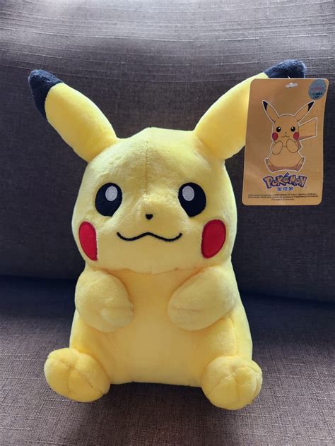 Pikachu plushie, Hobbies & Toys, Toys & Games on Carousell