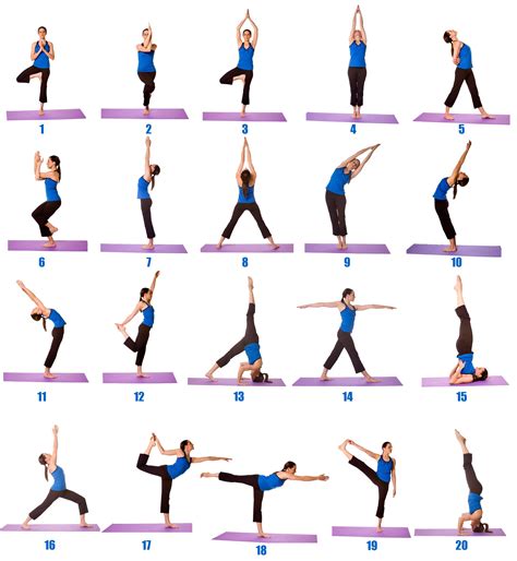 20 yoga poses for everyday distressing. | Ejercicios de yoga para principiantes, Yoga ...