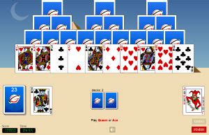 Tri-Peaks Solitaire or Pyramids game online for all platforms - desktop ...