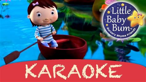 karaoke: Row Row Row Your Boat - Instrumental Version With Lyrics HD from LittleBabyBum - YouTube