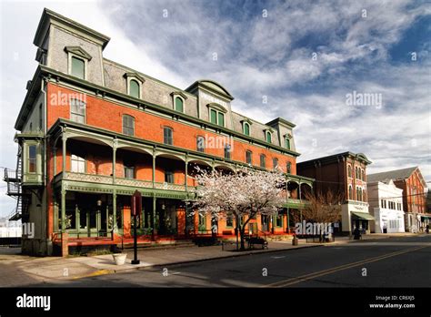 View of the Historic Union Hotel in Flemington, Hunterdon County, New Jersey Stock Photo - Alamy