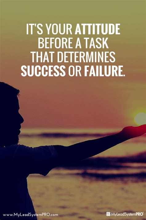 Your attitude determines success or failure. | Words, Success, Motivation