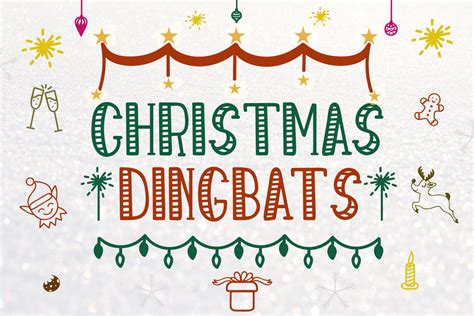 Christmas Dingbats Font by Lickable Pixels · Creative Fabrica