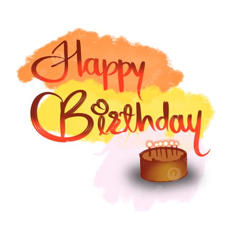 Happy Birthday Cake PNG Image, Happy Birthday Text And Cake, Happy Birthday, Birthday Png, Happy ...